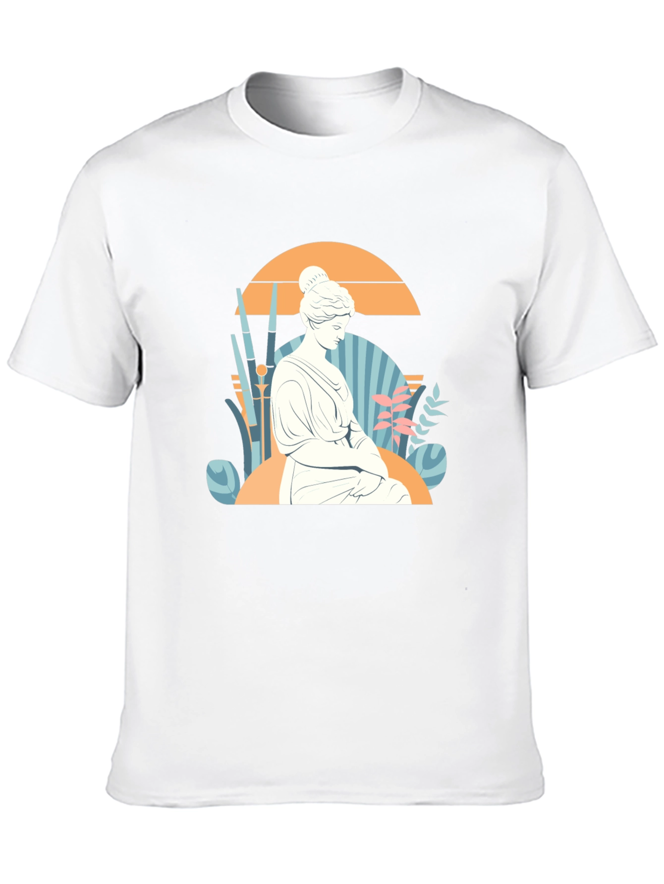 Statue Graphic Tee - Black Unisex T-Shirt