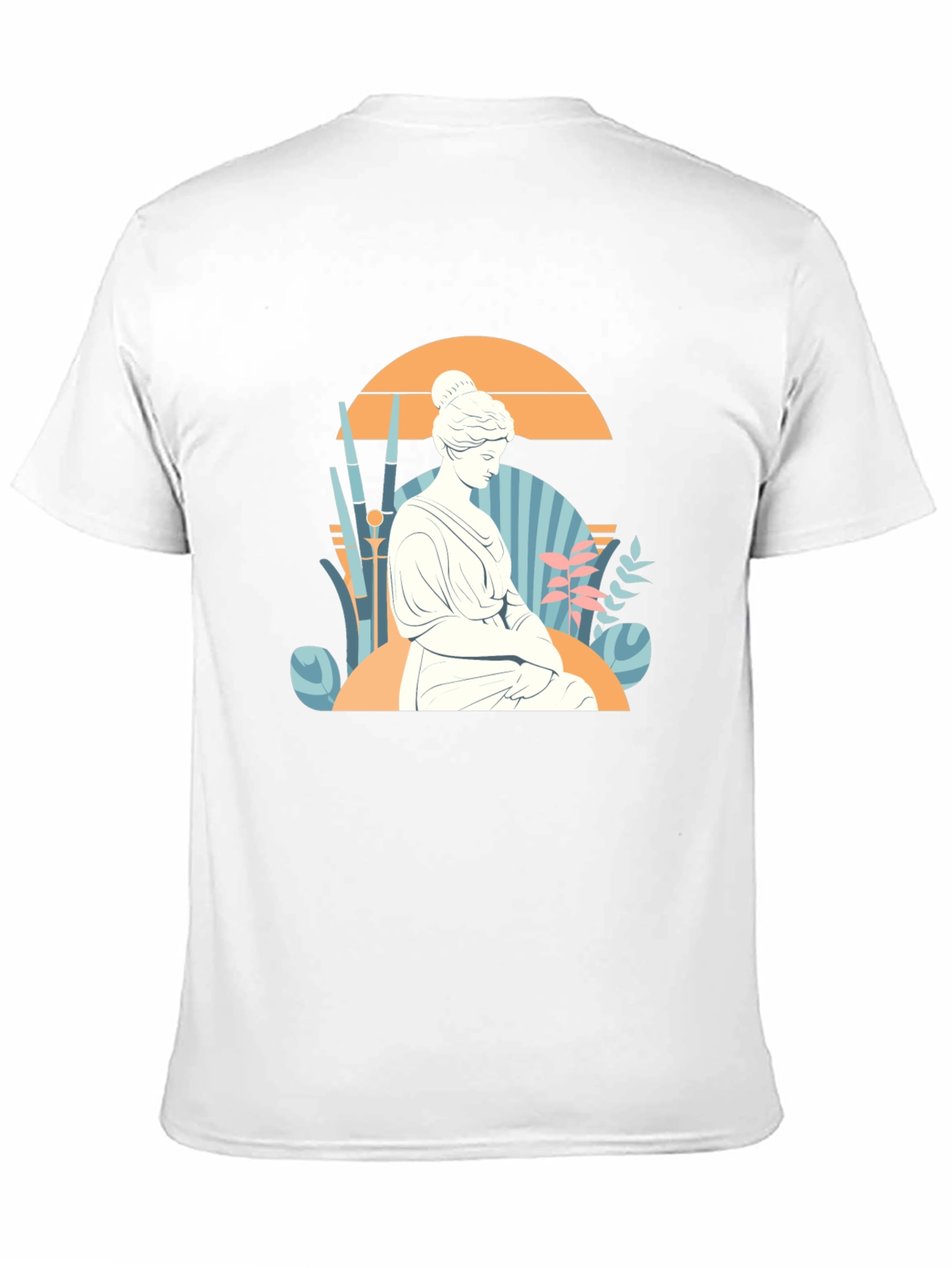 Statue Graphic Tee - Black Unisex T-Shirt