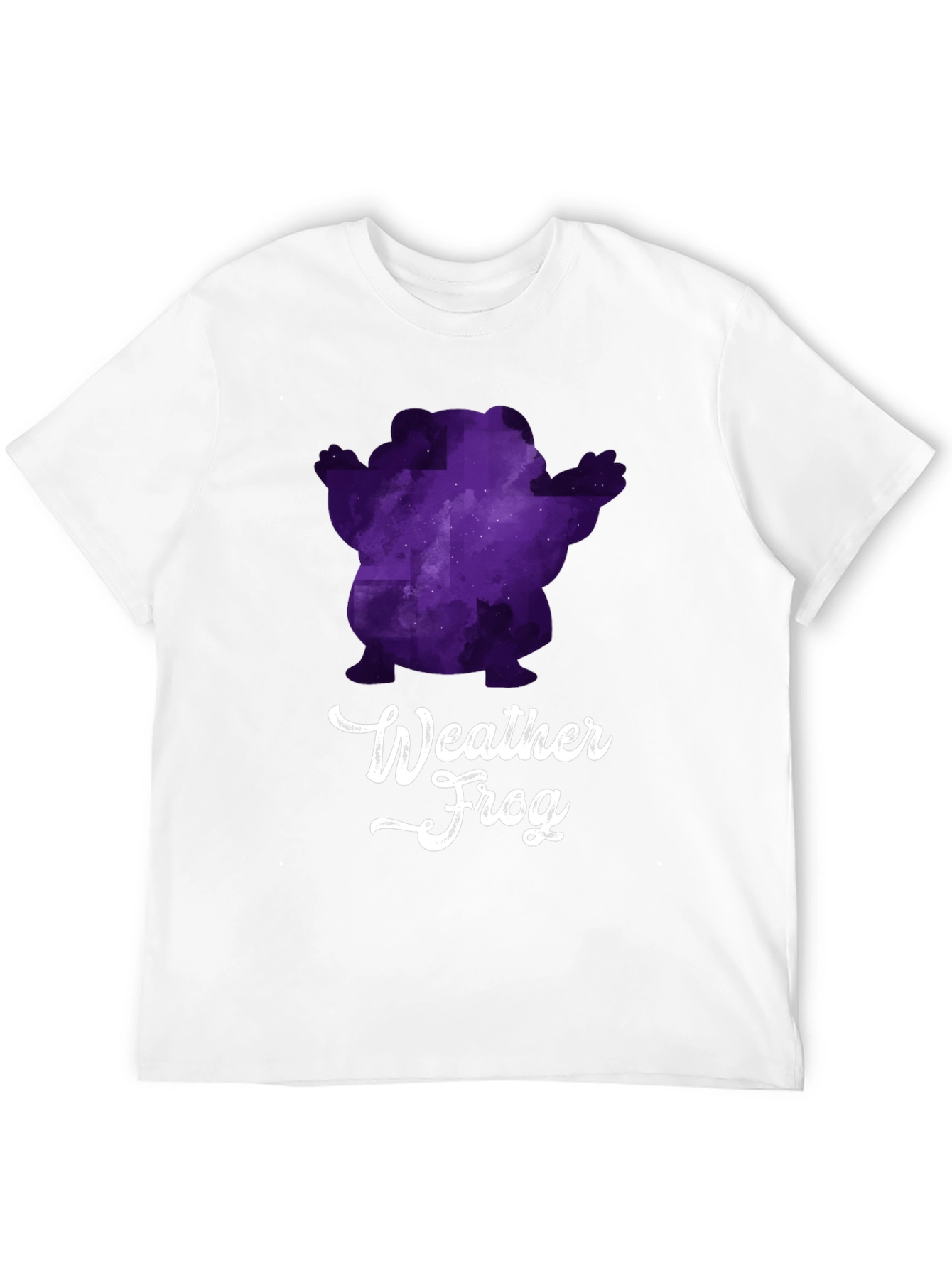 Weather Frog Graphic Tee - Black Cotton T-Shirt