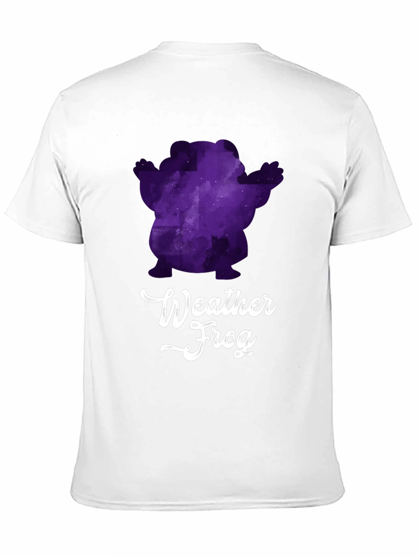 Weather Frog Graphic Tee - Black Cotton T-Shirt