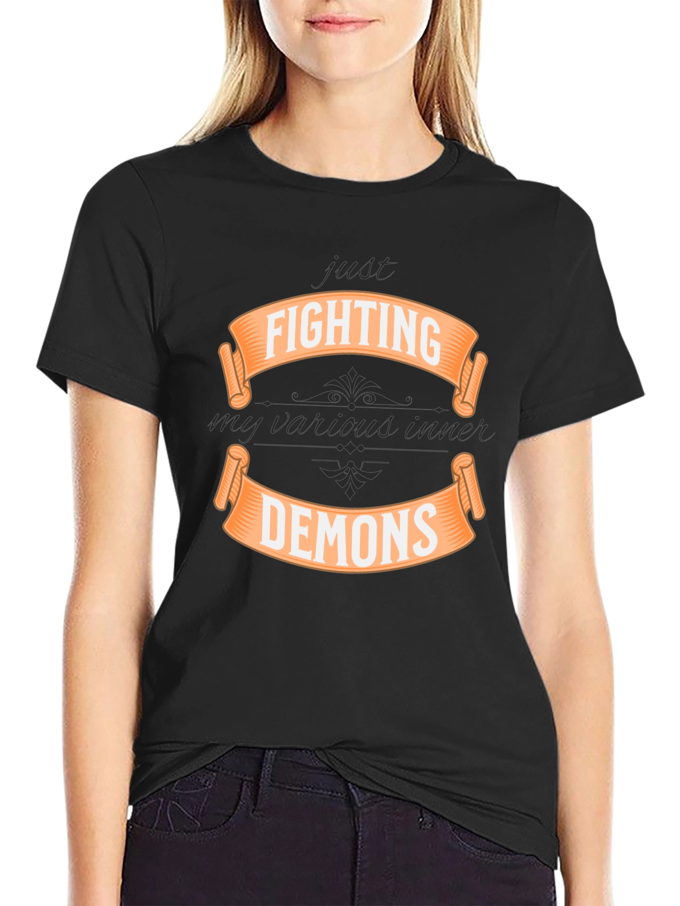 Fighting Demons Graphic T-Shirt