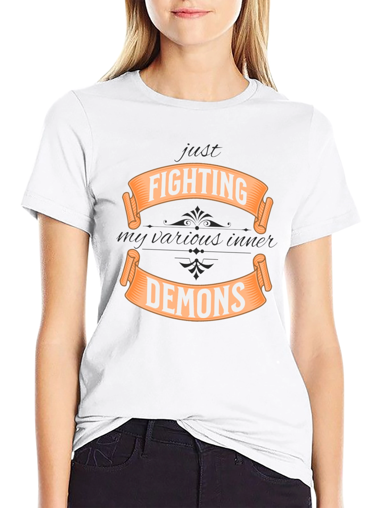 Fighting Demons Graphic T-Shirt