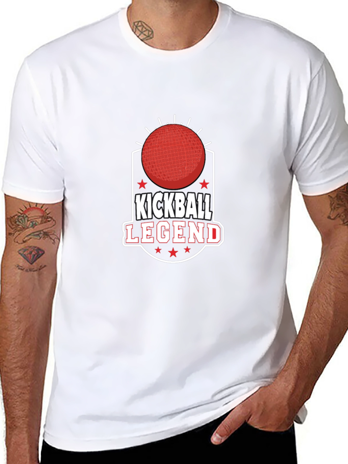 Kickball Legend Graphic Tee - Black