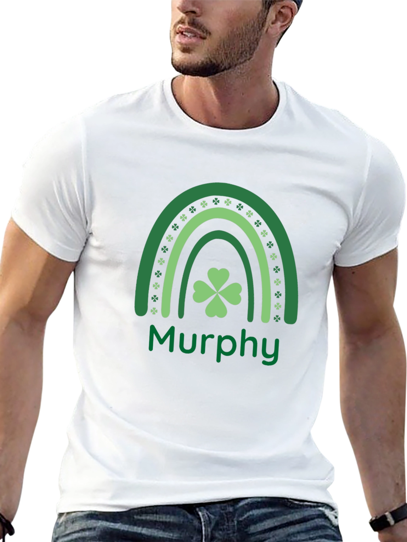 St. Patricks Day Rainbow Personalized T-Shirt