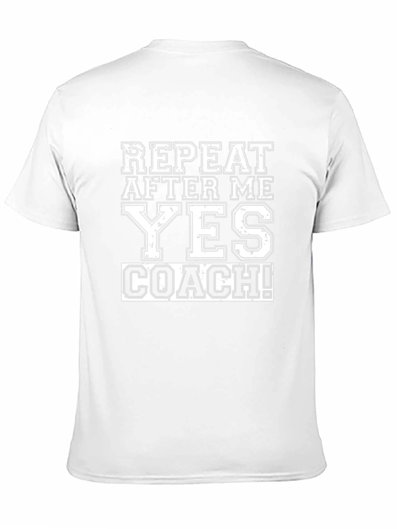 Repeat After Me Yes Coach! Black T-Shirt
