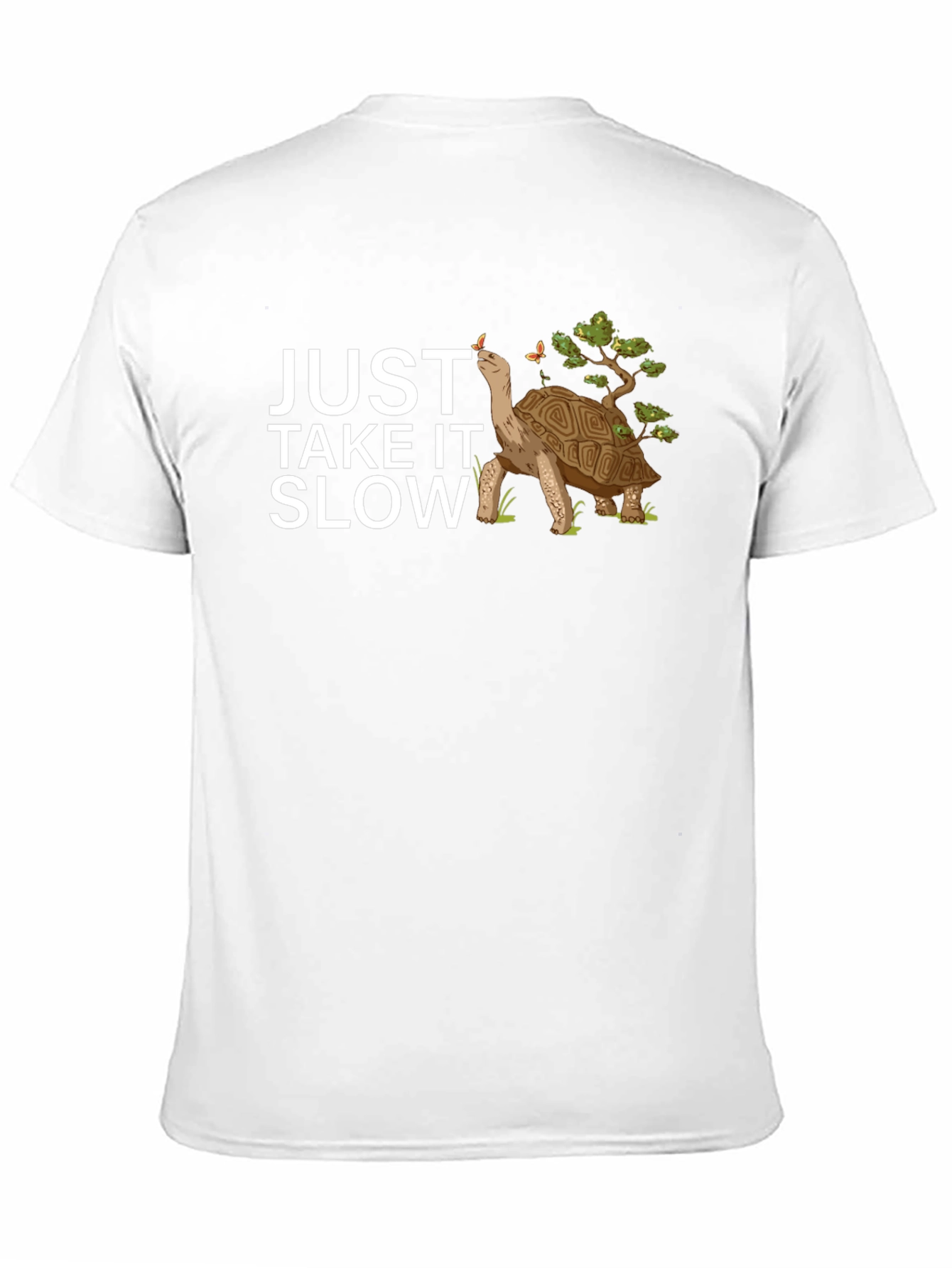 Just Take It Slow Turtle Black Graphic Tee