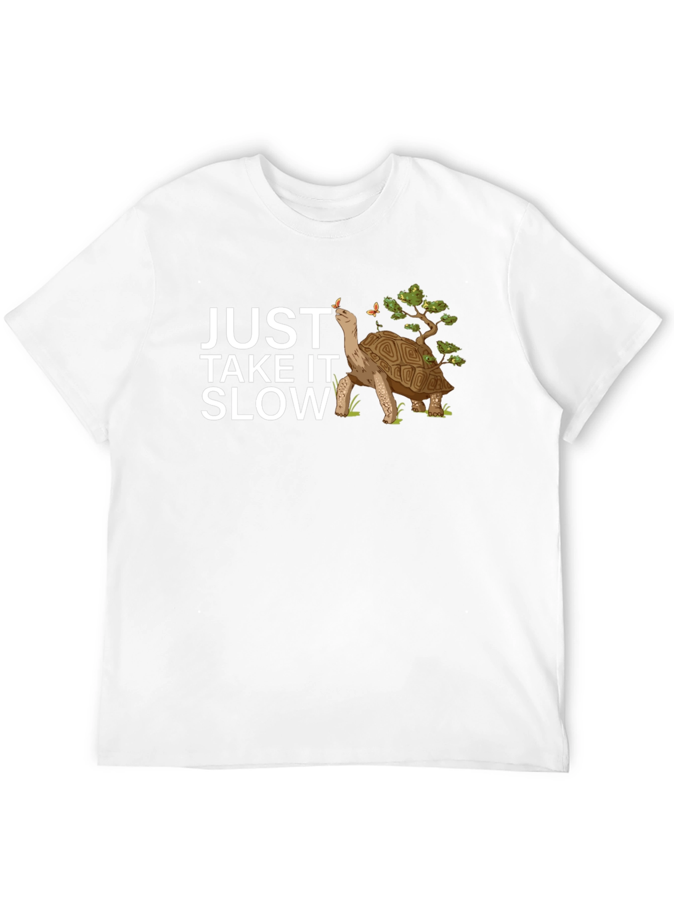 Just Take It Slow Turtle Black Graphic Tee