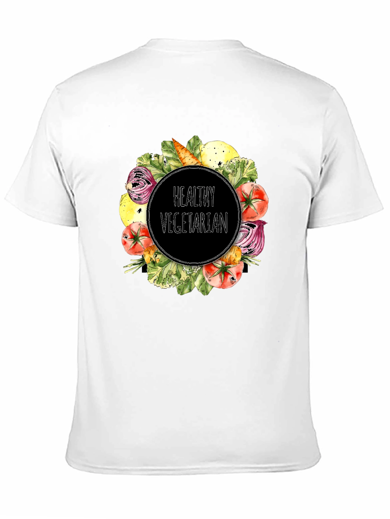 Healthy Vegetarian Graphic T-Shirt