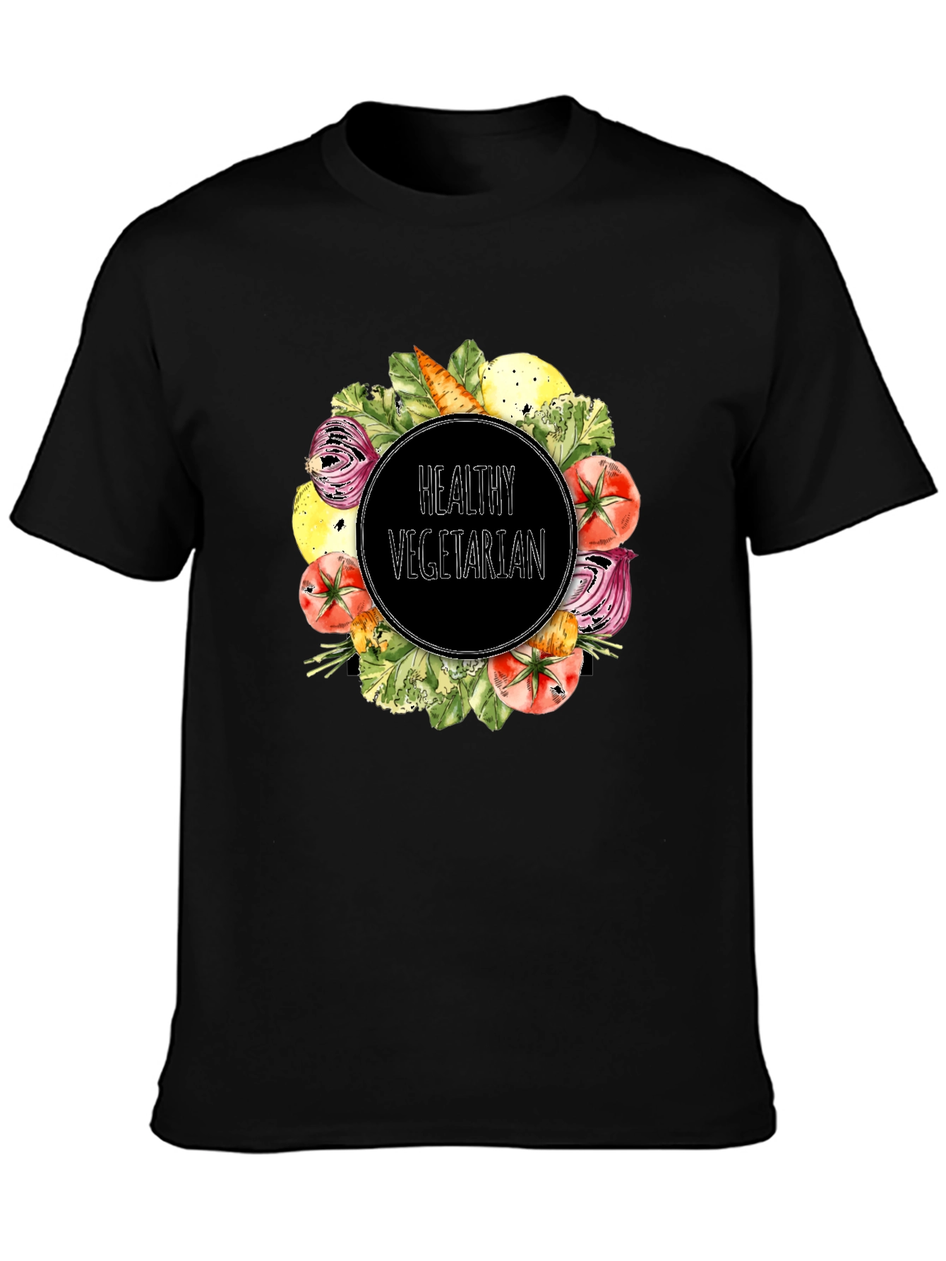 Healthy Vegetarian Graphic T-Shirt