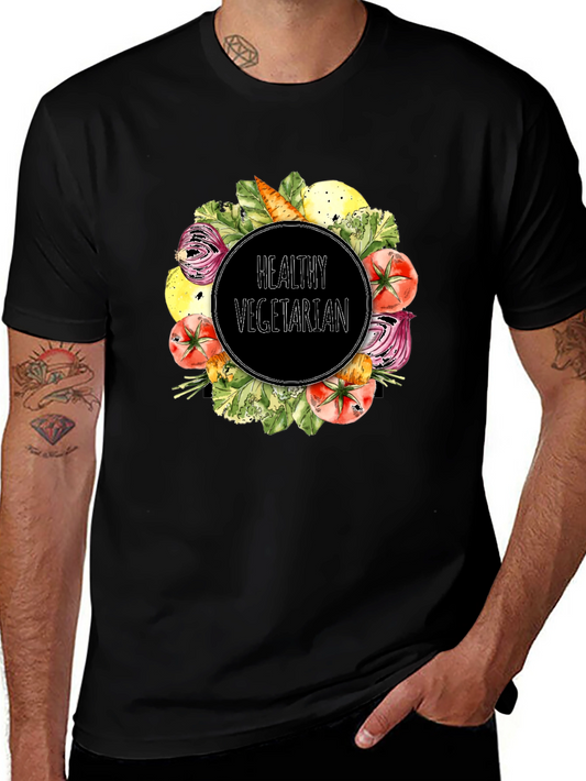 Healthy Vegetarian Graphic T-Shirt
