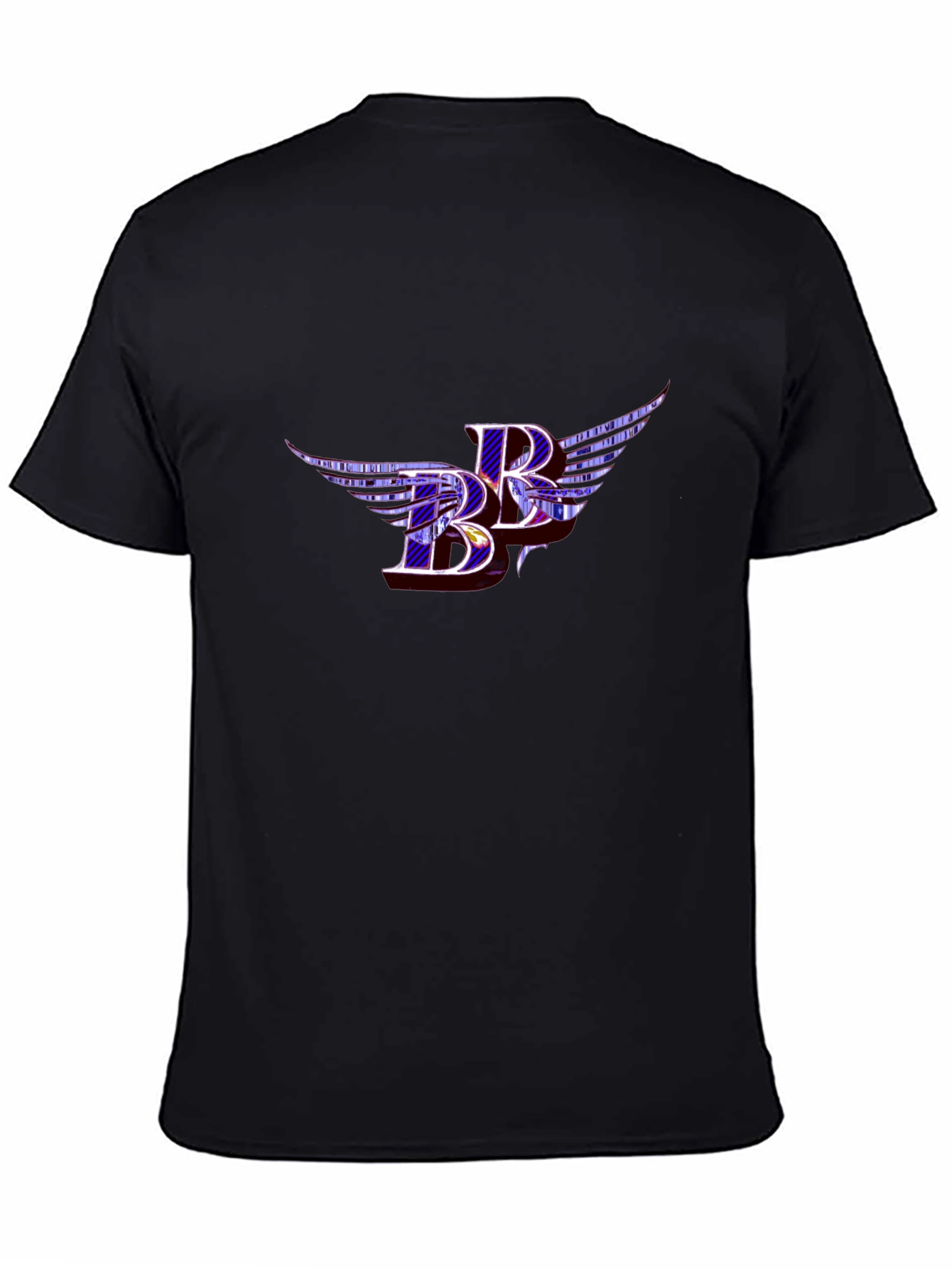 Winged BB Logo Black T-Shirt
