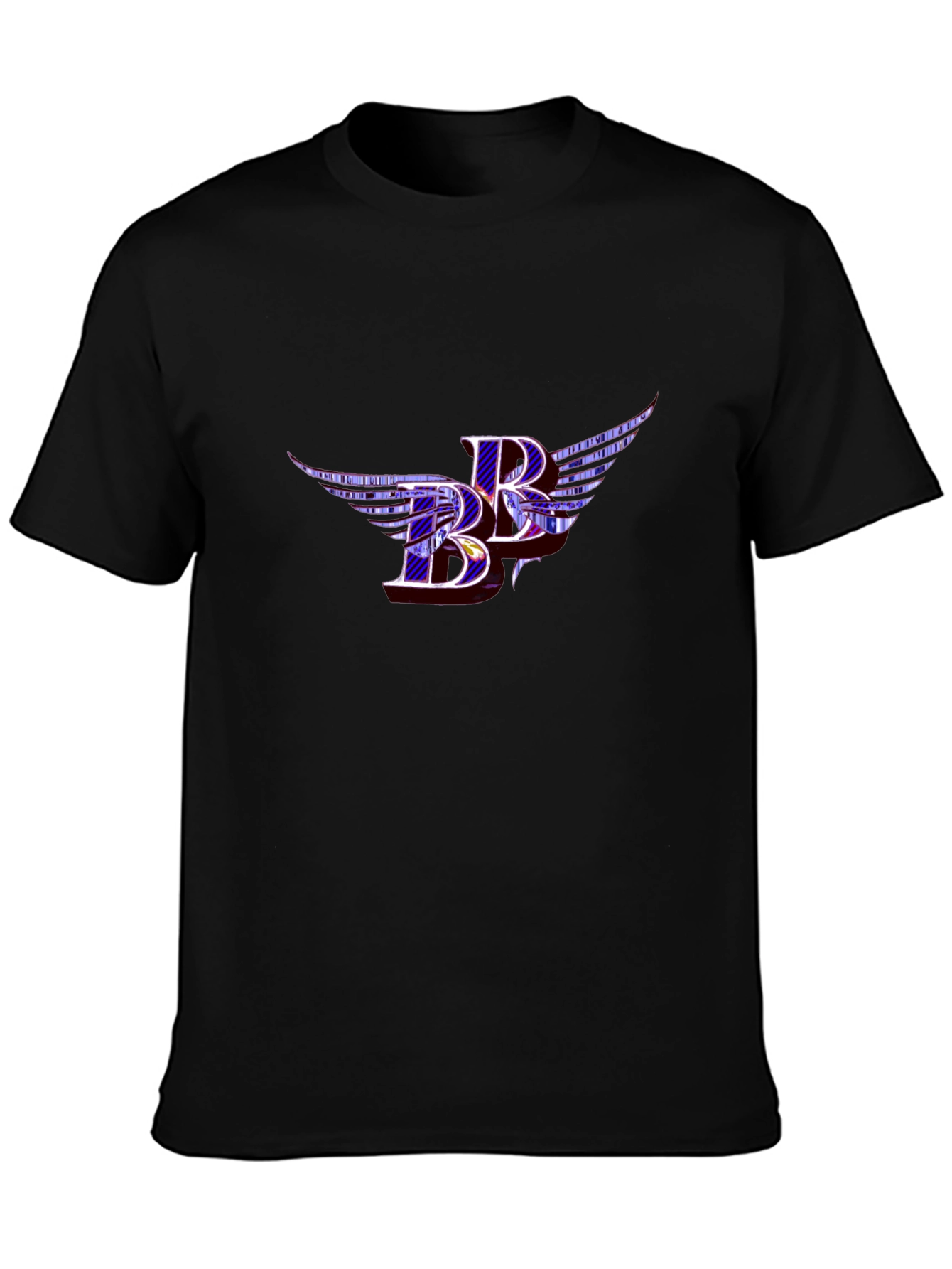 Winged BB Logo Black T-Shirt