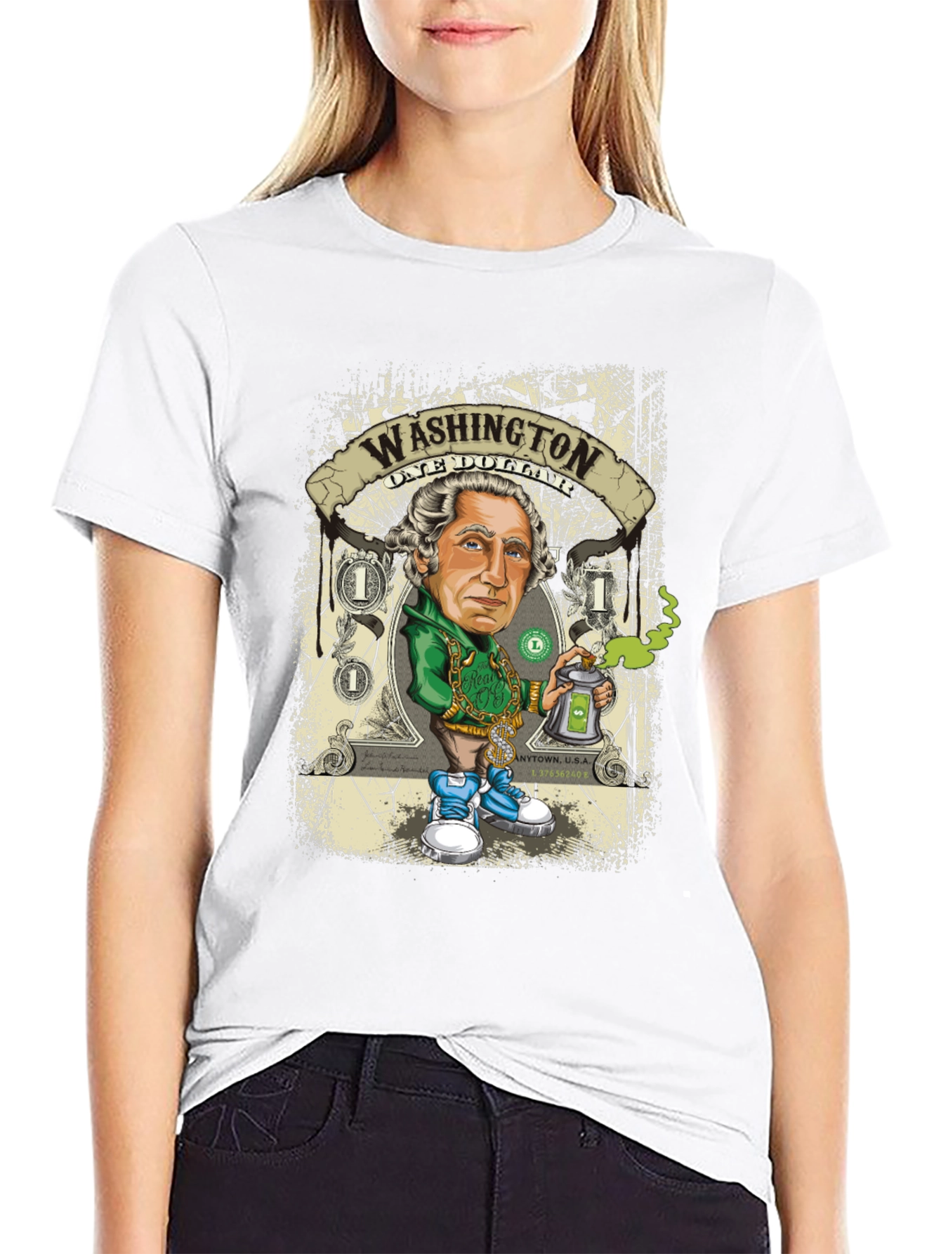 Washington Dollar Graphic Tee