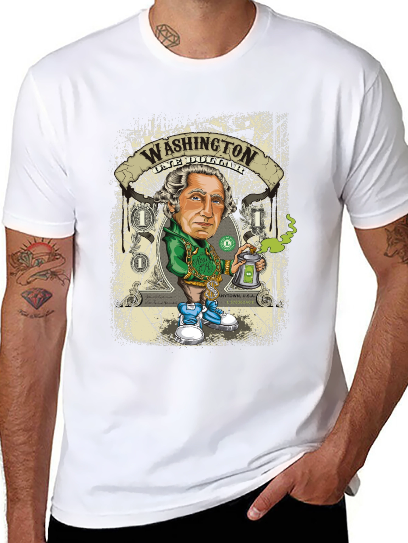 Washington Dollar Graphic Tee