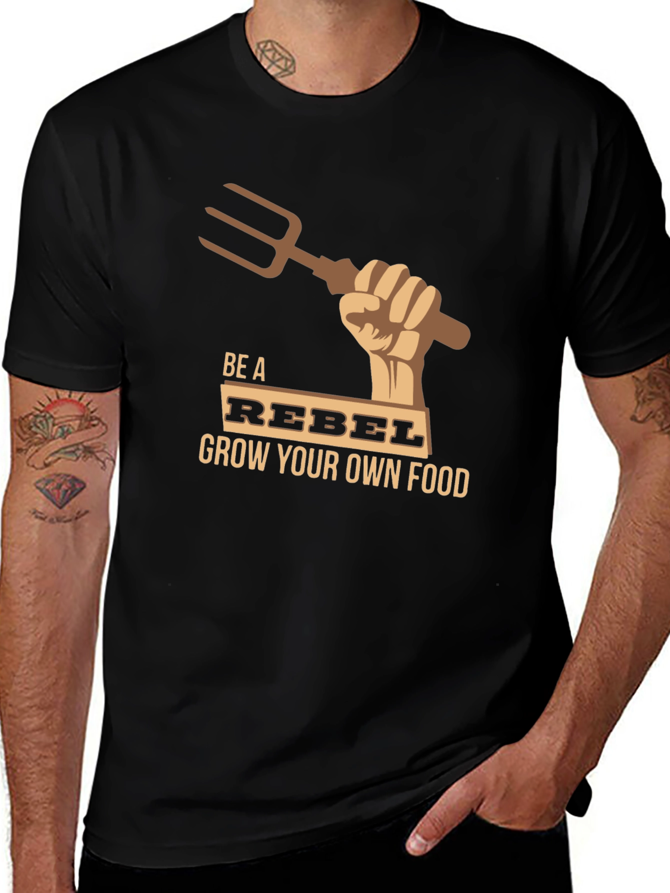 Rebel Grow Your Own Food Graphic Tee