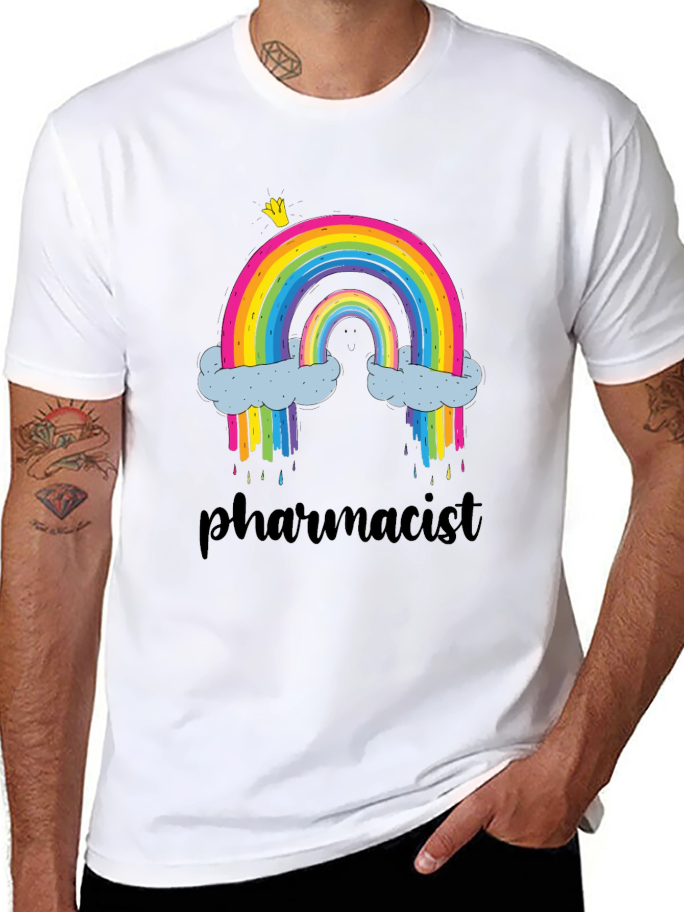 Rainbow Pharmacist T-Shirt - Unique Gift Idea