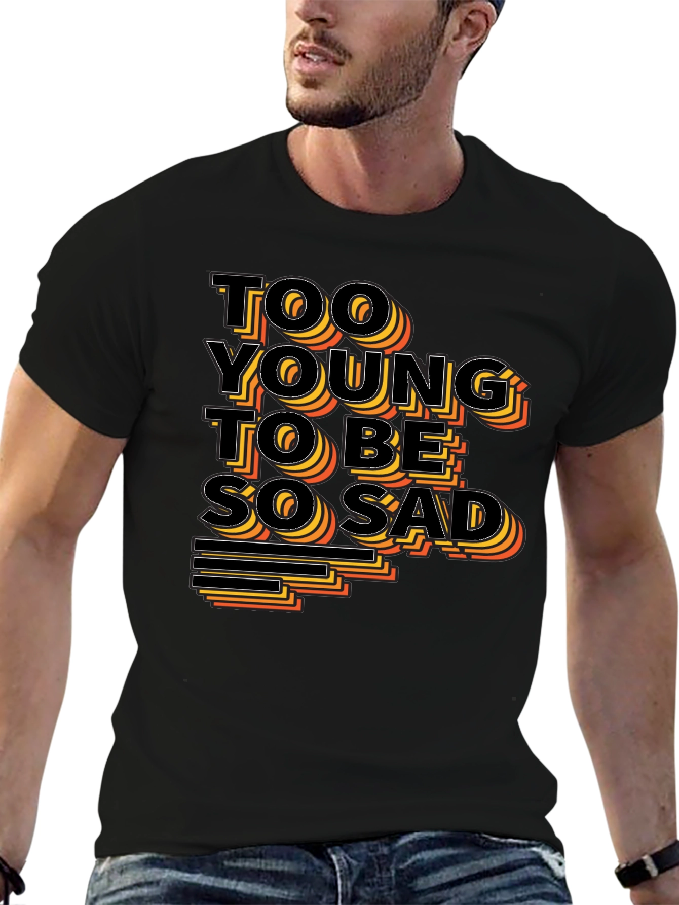 Too Young To Be So Sad Graphic Tee