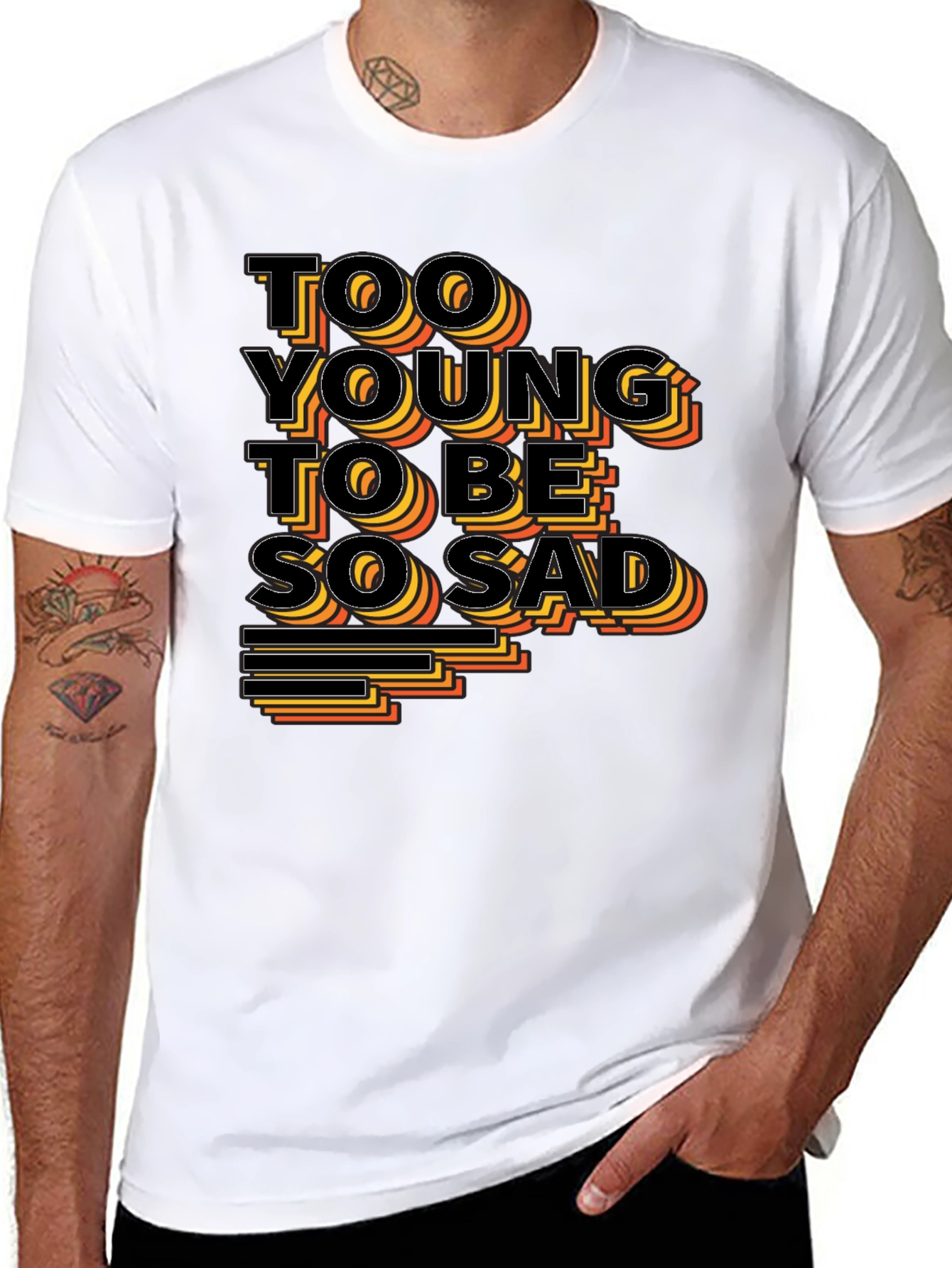 Too Young To Be So Sad Graphic Tee