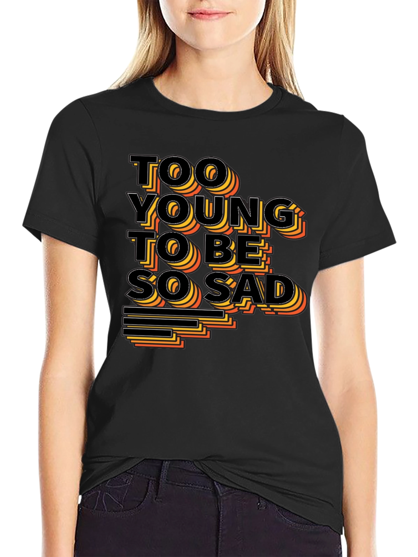 Too Young To Be So Sad Graphic Tee