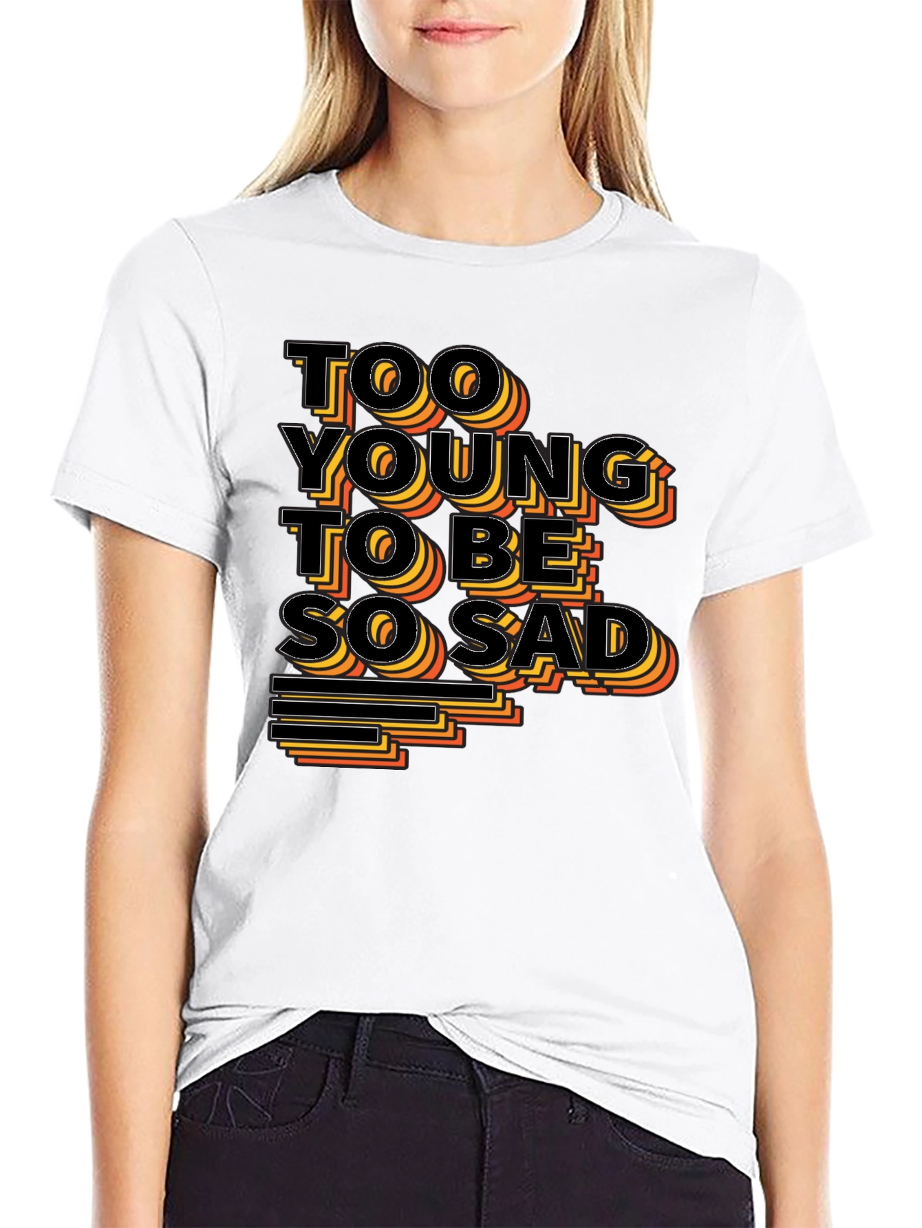 Too Young To Be So Sad Graphic Tee