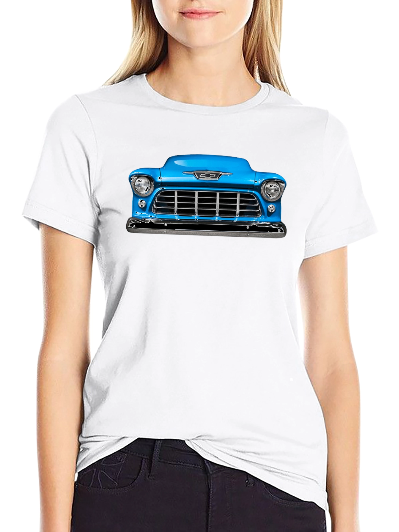 Retro Car Graphic Tee - Mens Black T-Shirt