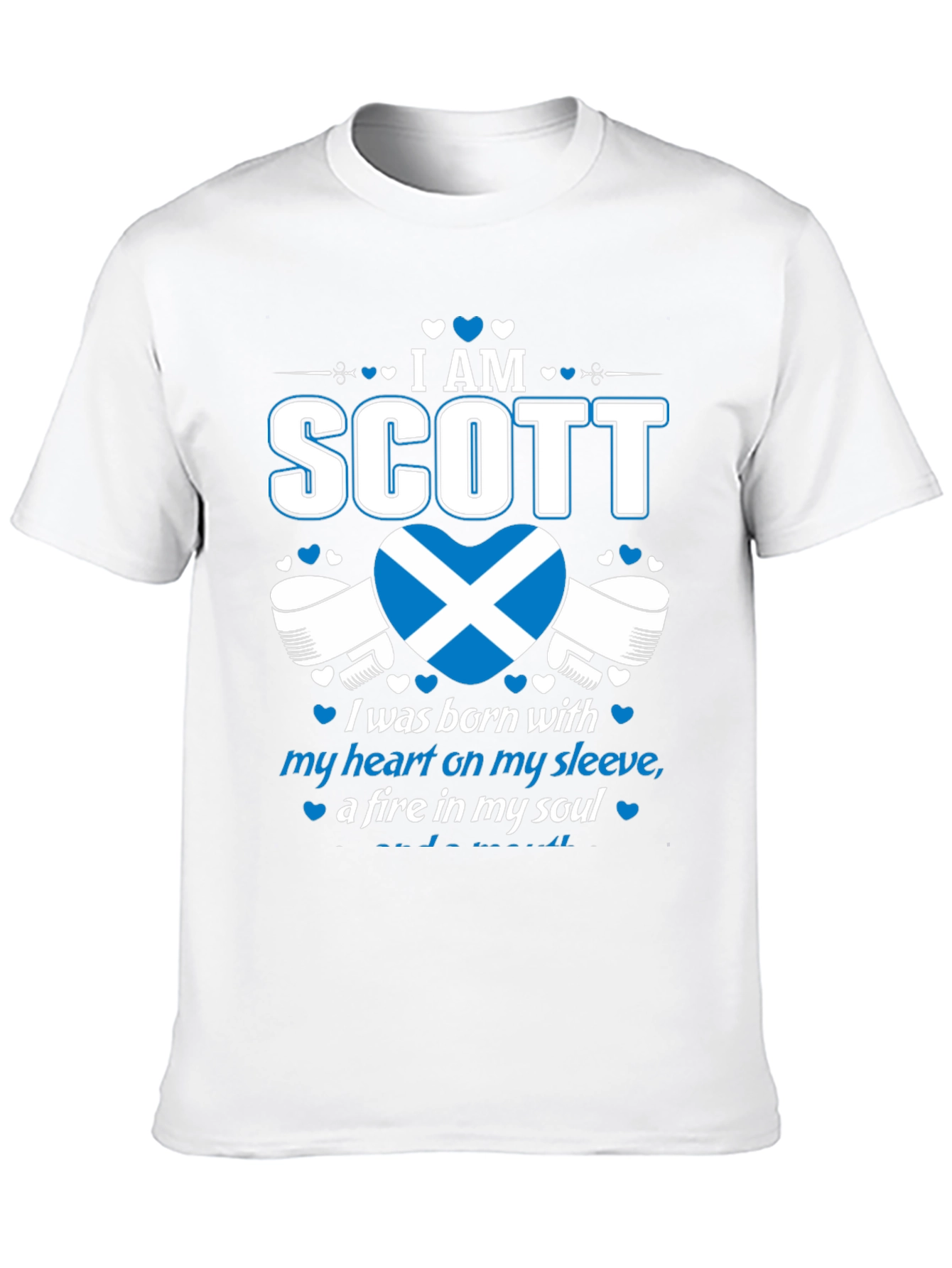 I Am Scott Scotland Heart T-Shirt
