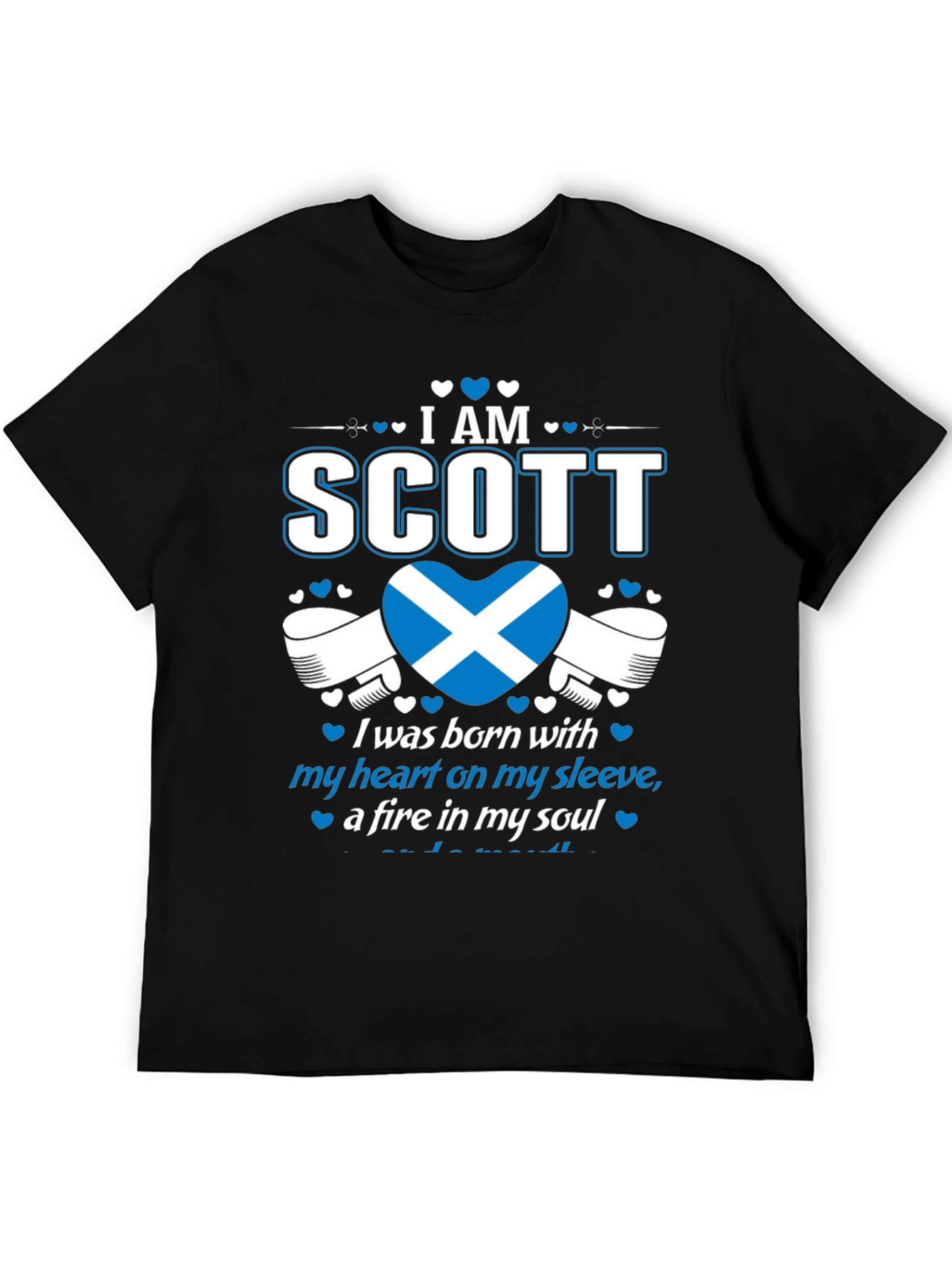 I Am Scott Scotland Heart T-Shirt