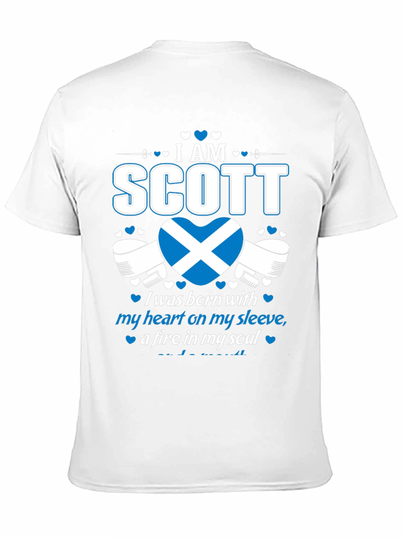 I Am Scott Scotland Heart T-Shirt