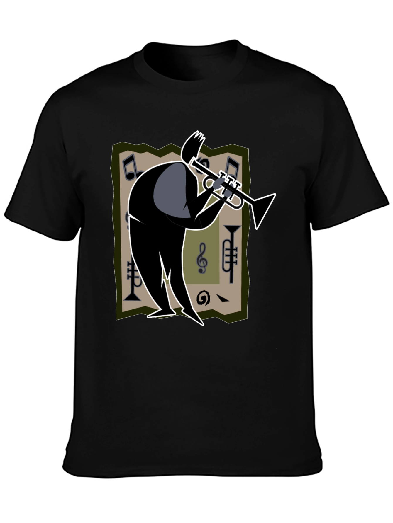 Cool Jazz Trumpet Player Graphic T-Shirt