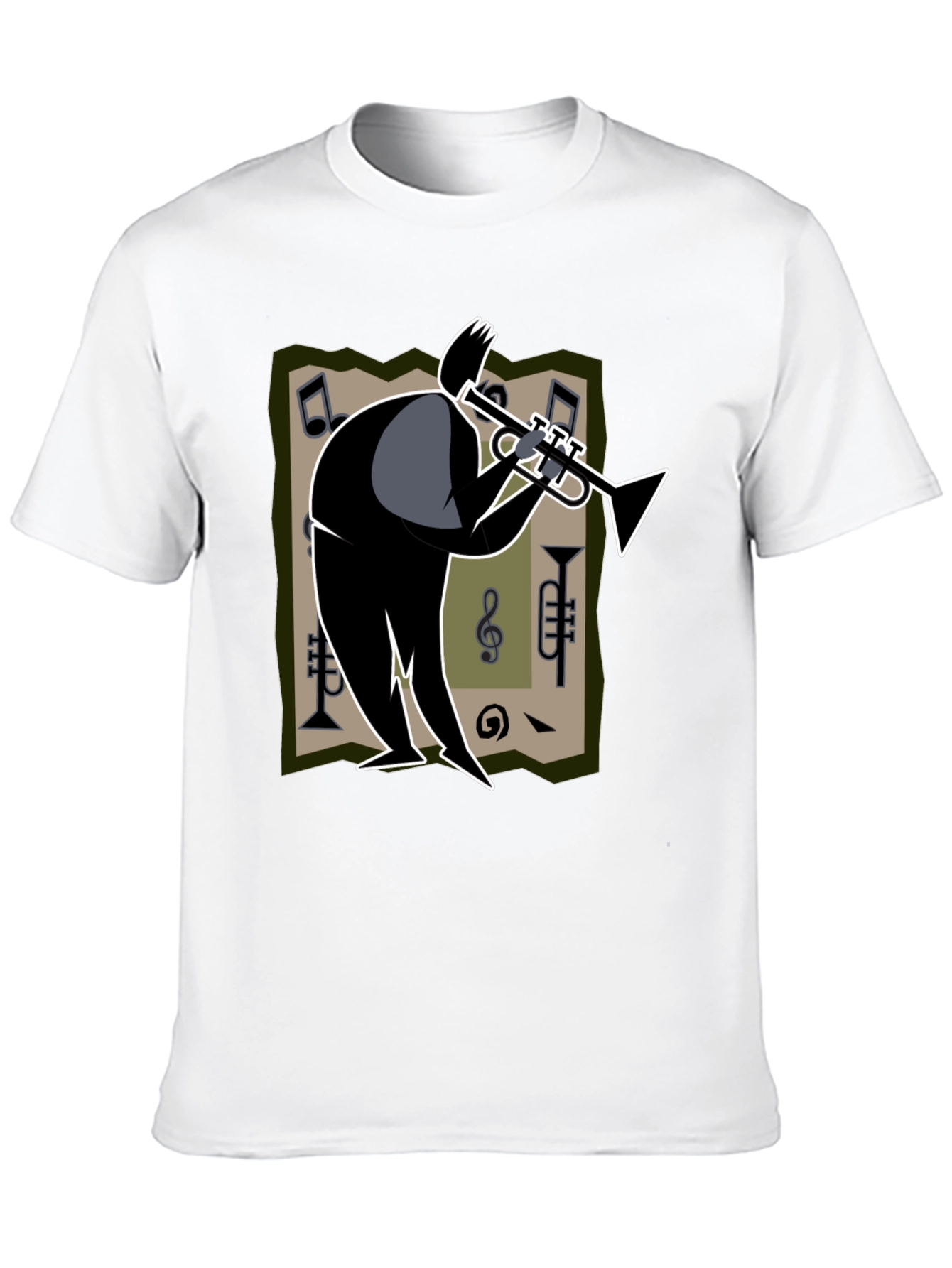 Cool Jazz Trumpet Player Graphic T-Shirt