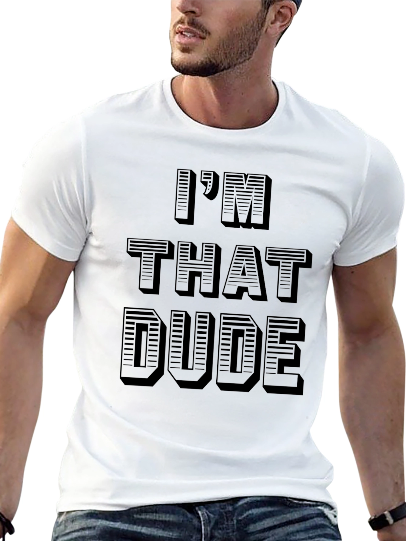 Im That Dude Graphic T-Shirt - Black Cotton Tee