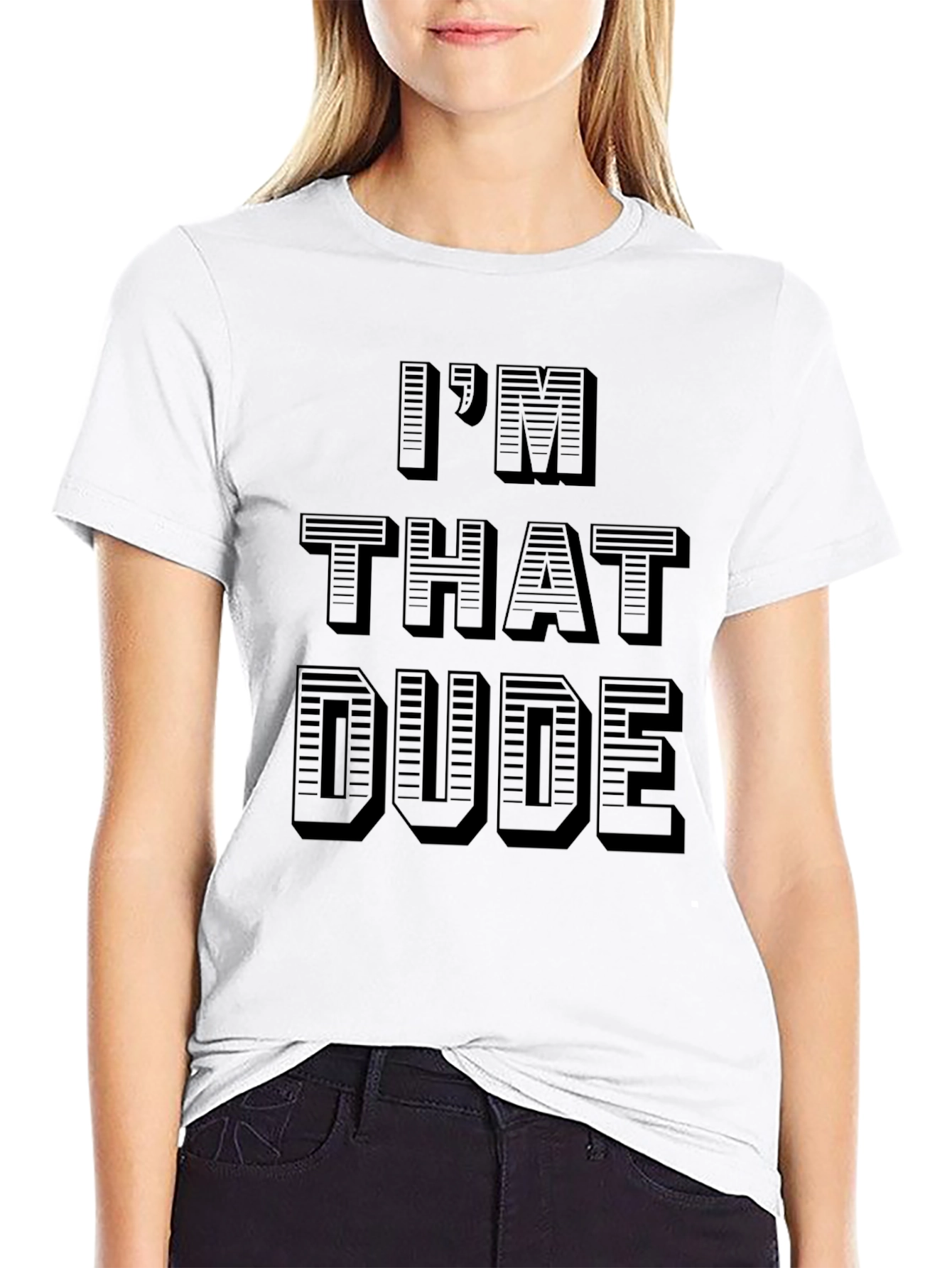 Im That Dude Graphic T-Shirt - Black Cotton Tee