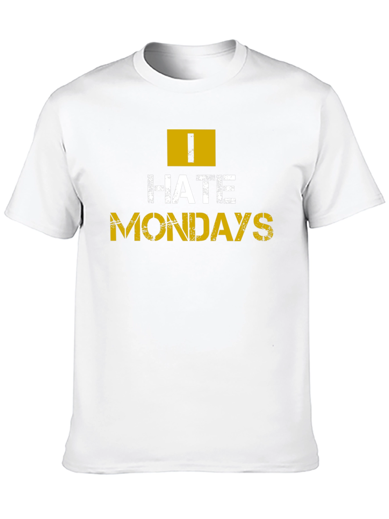 I Hate Mondays Graphic T-Shirt - Mens Black Tee