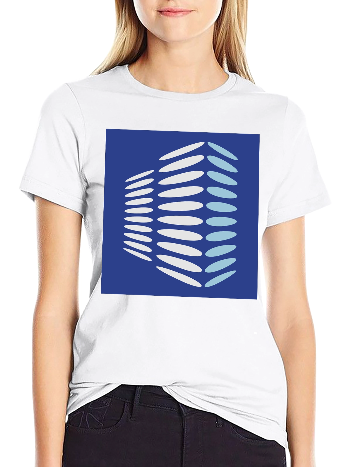 Modern Building Graphic Tee - Black Cotton Shirt