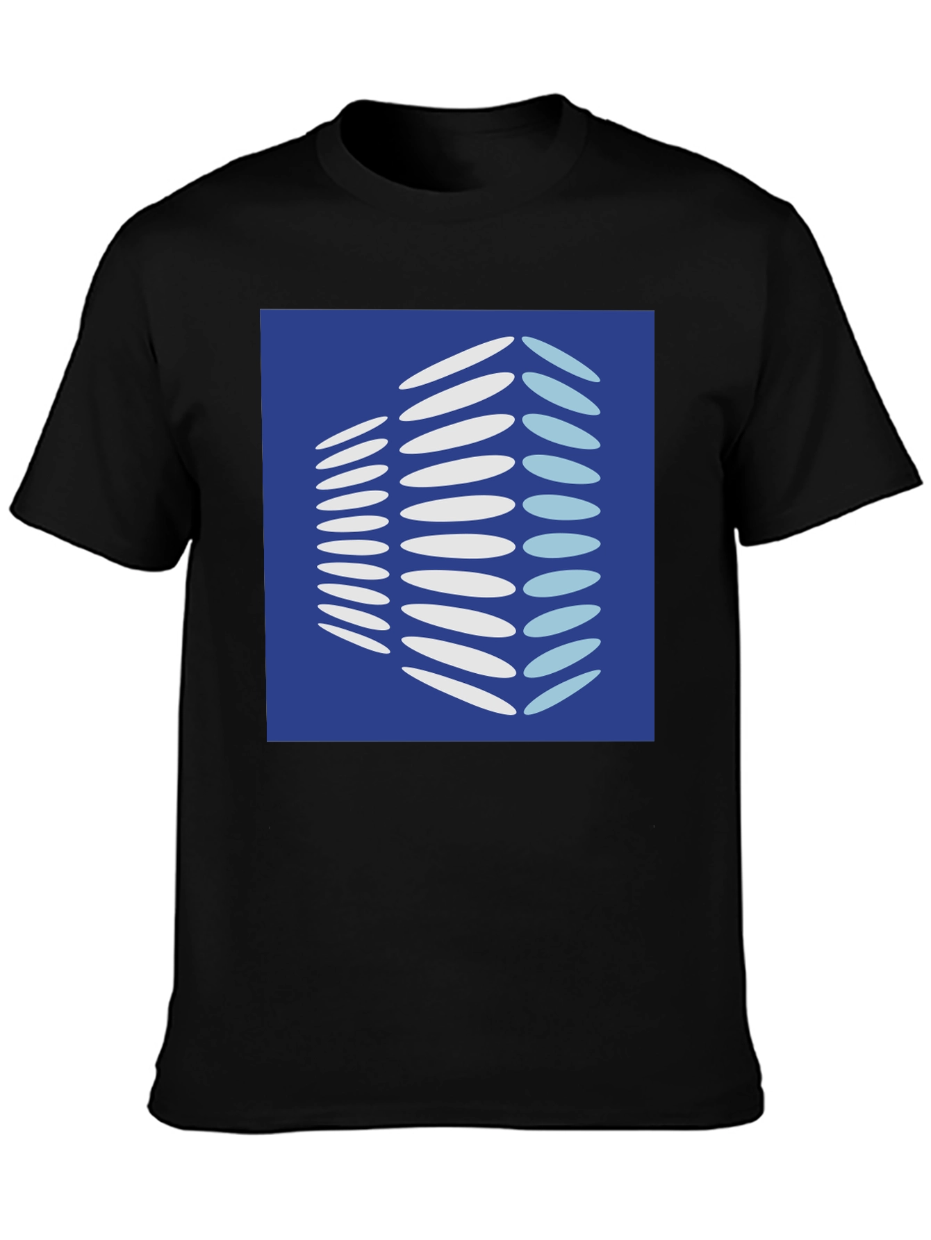 Modern Building Graphic Tee - Black Cotton Shirt