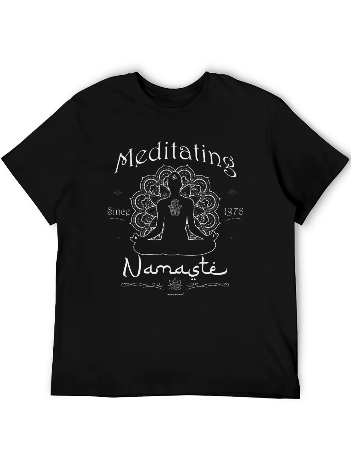 Meditating Since 1976 Namaste T-Shirt