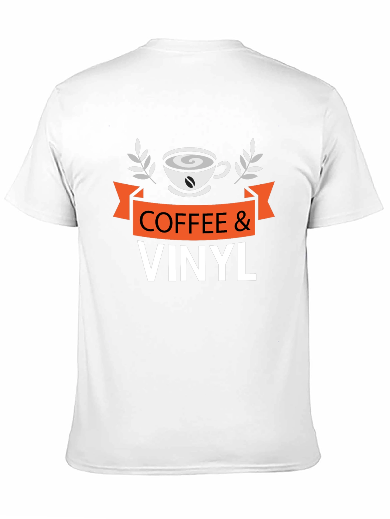 Coffee & Vinyl Graphic Tee - Music Lovers Shirt