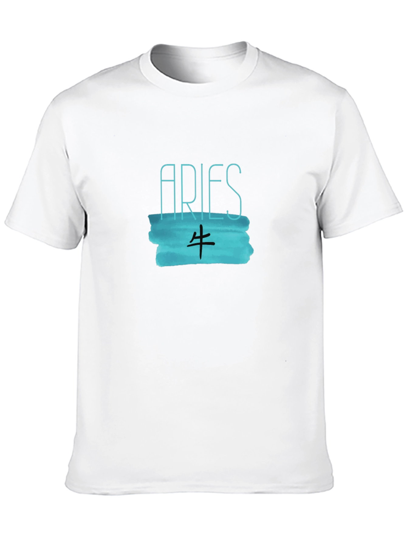 Zodiac Aries Graphic Tee - Trendy Astrology Shirt