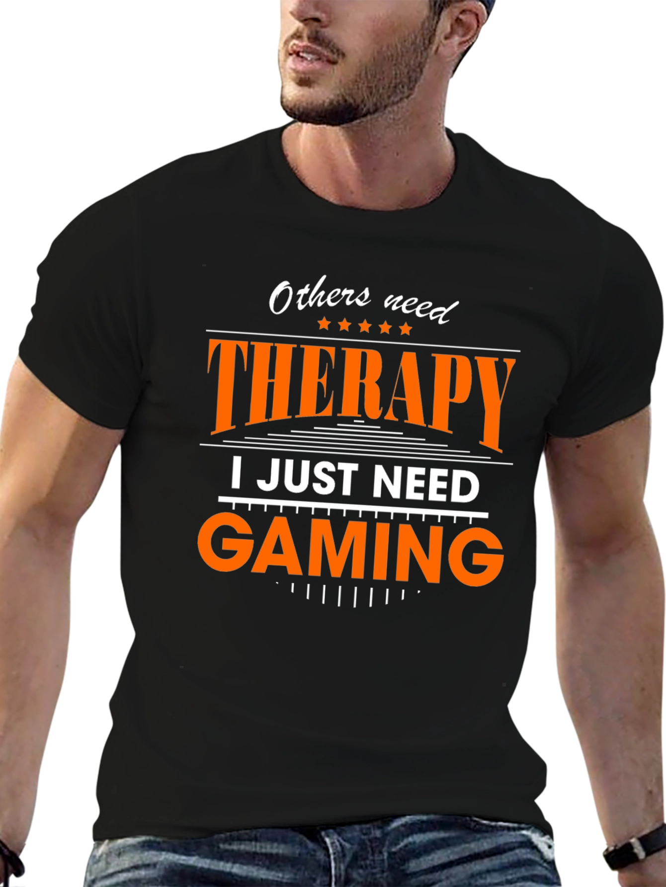 Gamer T-Shirt - Therapy vs. Gaming