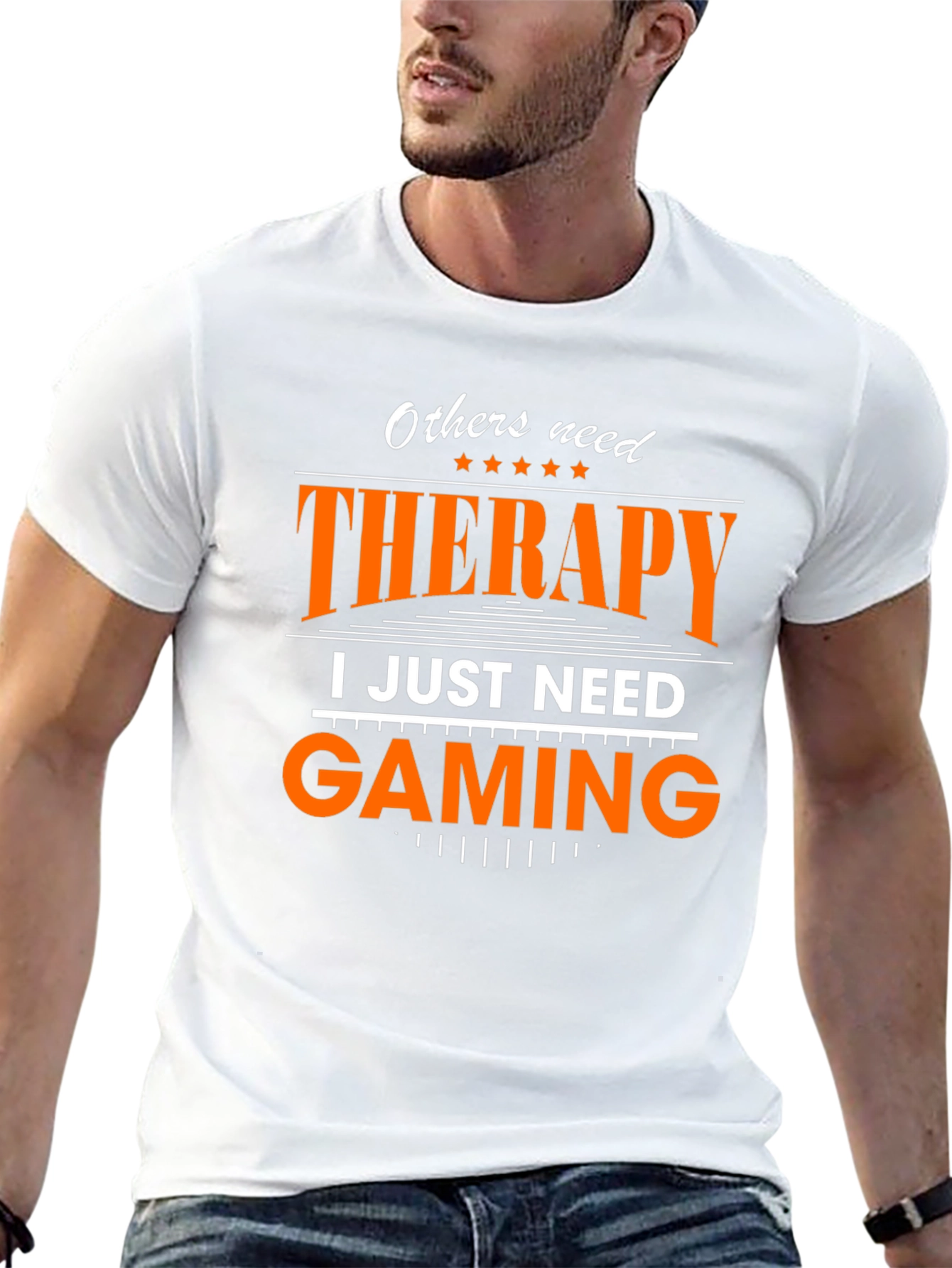 Gamer T-Shirt - Therapy vs. Gaming