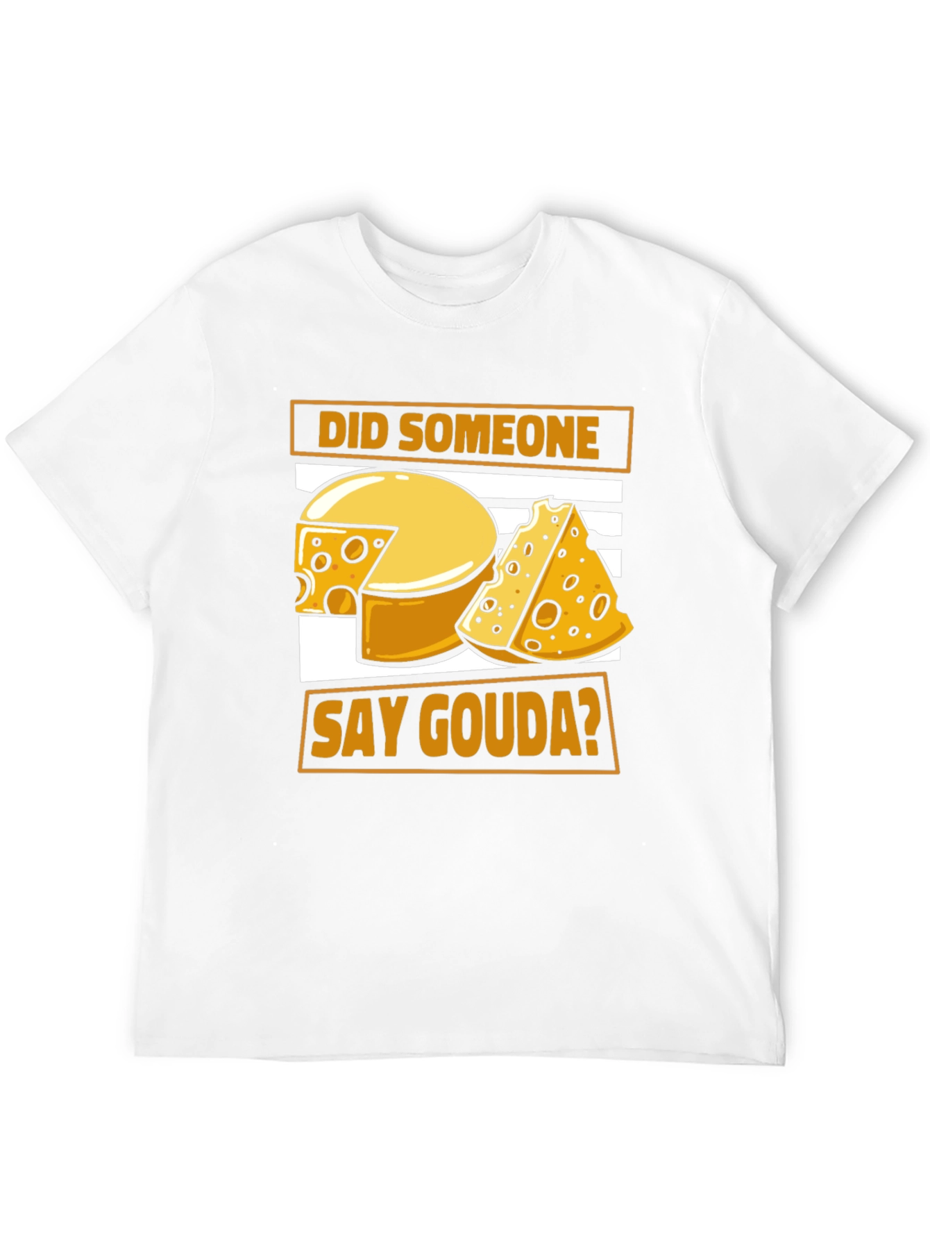 Did Someone Say Gouda? Black Graphic Tee