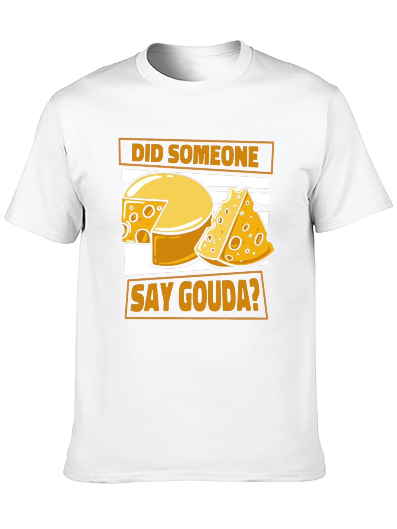 Did Someone Say Gouda? Black Graphic Tee
