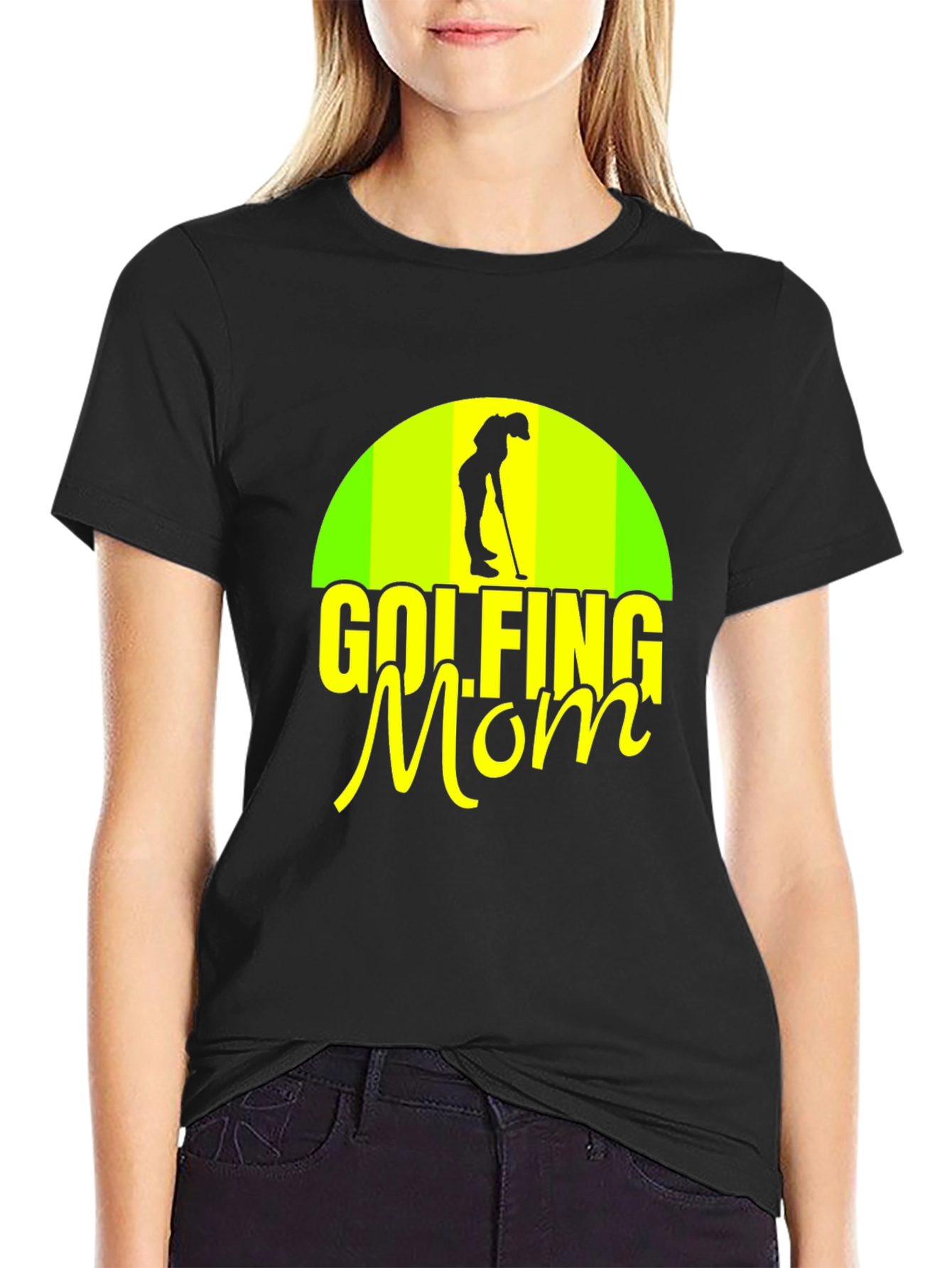 Golfing Mom T-Shirt - Sporty Womens Tee
