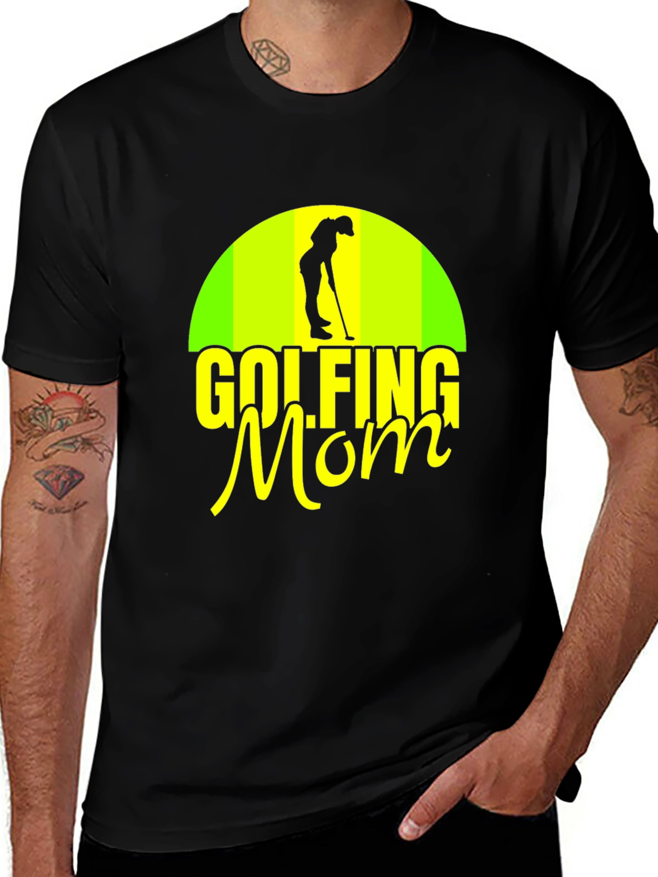 Golfing Mom T-Shirt - Sporty Womens Tee