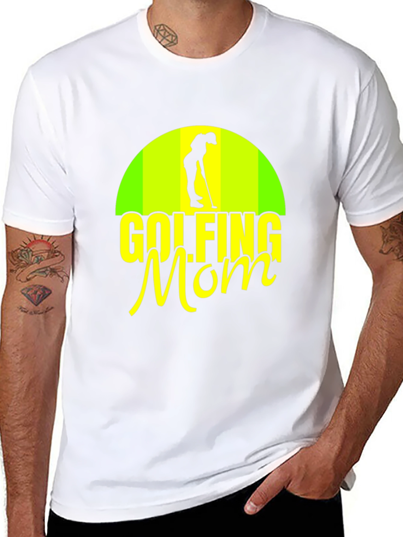 Golfing Mom T-Shirt - Sporty Womens Tee