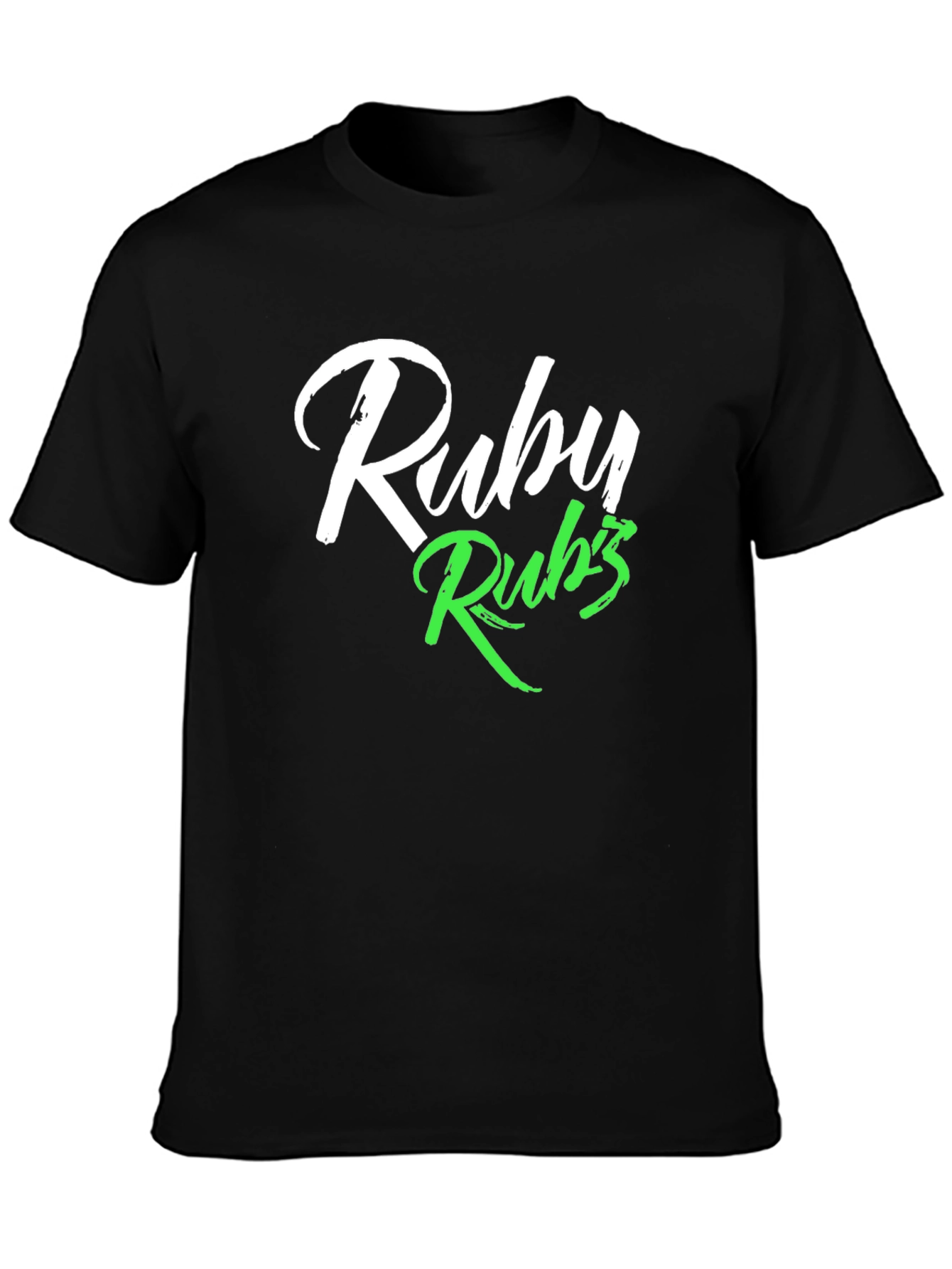 Ruby Rubs T-Shirt - Black Graphic Tee