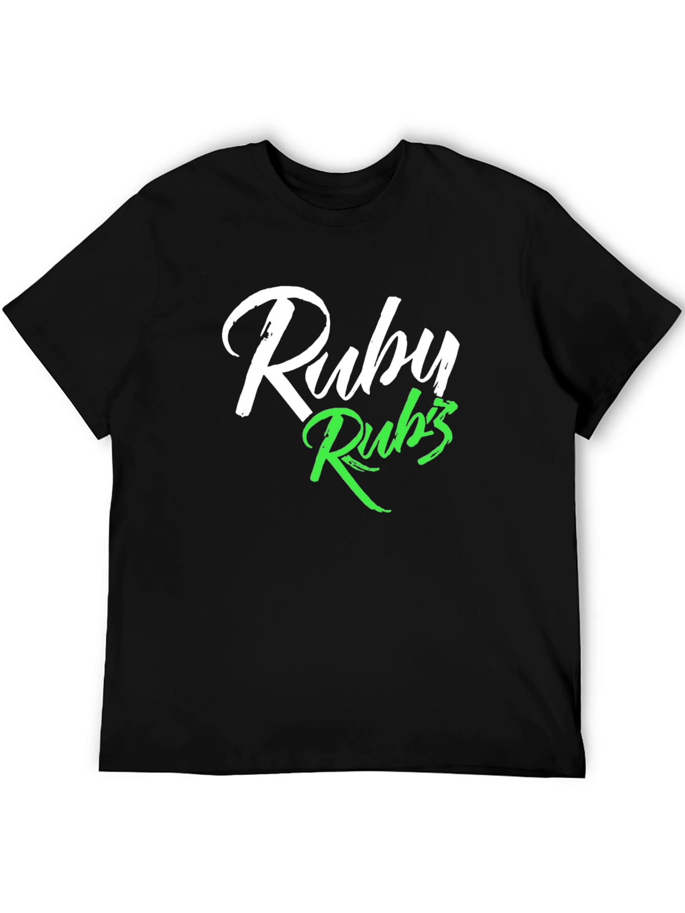 Ruby Rubs T-Shirt - Black Graphic Tee