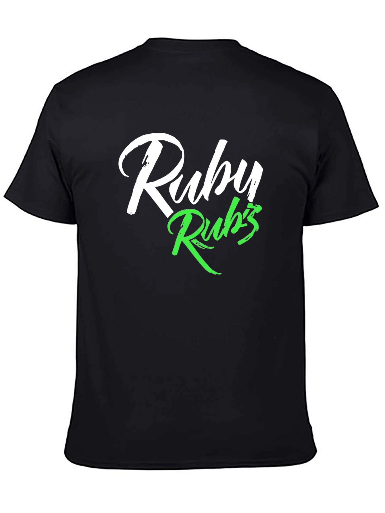 Ruby Rubs T-Shirt - Black Graphic Tee