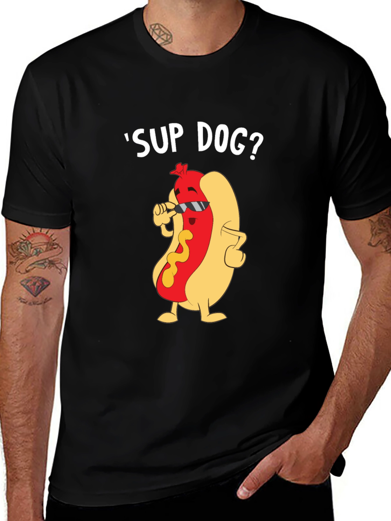 Cool Hot Dog Graphic Tee - Funny Pun T-Shirt