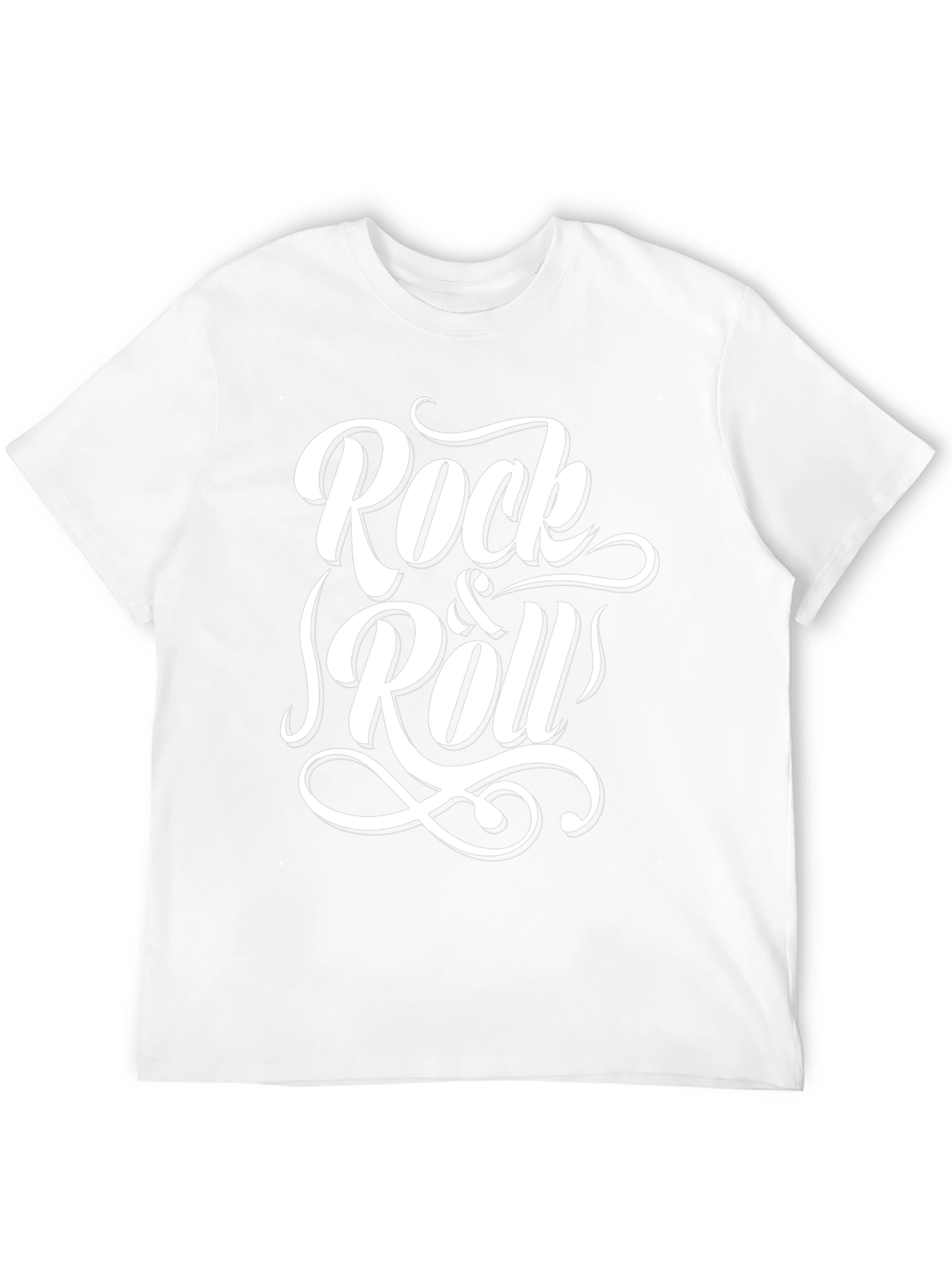 Rock & Roll Graphic T-Shirt - Black